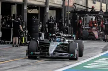 Illustrationsbild från en formel 1-depå.