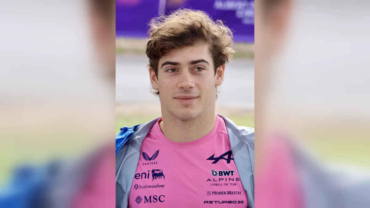 Franco Colapinto fotograferad under Australiens Grand Prix 2026.