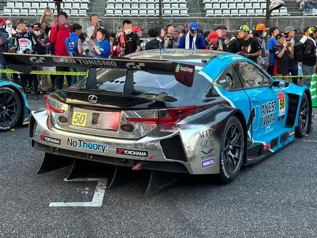 En Lexus RC F GT3 från ANEST IWATA Racing vid Suzuka 2023.