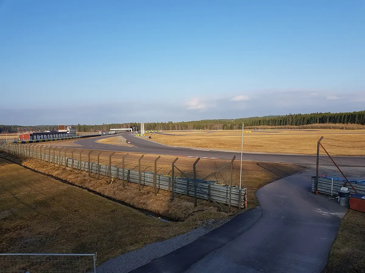 Gelleråsens bana och depåmiljö i Karlskoga 2018.